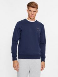 Jack&Jones Bluza Thiba 12236175 Granatowy Regular Fit. Niebieskie bluzy Jack&Jones, m, bez wzorów, z bawełny, bez kaptura. Za 79.99 zł.