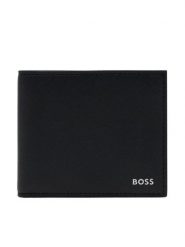 BOSS Duży Portfel Męski 50536710 Czarny. Czarne portfele Boss, bez wzorów, ze skóry. Za 479.99 zł.