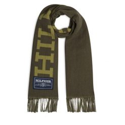 Szalik Tommy Hilfiger. Zielone szaliki Tommy Hilfiger, bez wzorów. Za 459.99 zł.