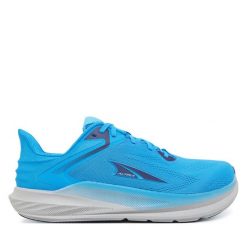Buty do biegania Altra. Niebieskie buty do biegania Altra, bez wzorów, bez zapięcia, do biegania. Za 519.99 zł.