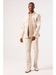 Garcia Koszula w kolorze beżowo-kremowym rozmiar: XXL. Brązowe koszule Garcia, xxl, bez wzorów, z bawełny, bez kołnierzyka, bez ramiączek. Za 91.12 zł.