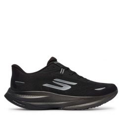 Buty do biegania Skechers. Czarne buty do biegania Skechers, bez wzorów, bez zapięcia, do biegania. Za 569.99 zł.