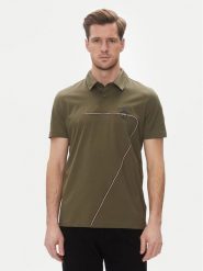 Aeronautica Militare Polo 251PO1862J682 Khaki Regular Fit. Brązowe koszulki polo Aeronautica Militare, l, bez wzorów, z bawełny, bez kołnierzyka, bez ramiączek. Za 389.99 zł.