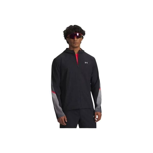 Bluza z kapturem Under Armour Velociti Storm. Czarne bluzy z kapturem Under Armour, l, bez wzorów, z materiału, z kapturem. Za 338.00 zł.