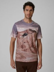 4F T-shirt regular z nadrukiem męski - multikolor XXL. T-shirty 4F, m, bez wzorów, z materiału, bez kołnierzyka, bez ramiączek. Za 99.99 zł.