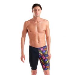 Kąpielówki męskie spodenki kąpielowe jammery na basen Arena Sea Turtles. Czarne kąpielówki Arena, l, bez wzorów. Za 199.99 zł.