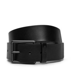 Pasek Męski Tommy Hilfiger. Czarne paski Tommy Hilfiger, bez wzorów. Za 239.99 zł.