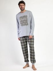 Admas Piżama "Never Give Up" w kolorze szarym rozmiar: L. Szare piżamy admas, l, bez wzorów, bez ramiączek. Za 165.99 zł.