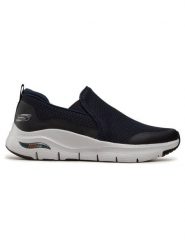 Skechers Sneakersy Banlin 232043/NVY Granatowy. Niebieskie buty sportowe casual Skechers, bez wzorów, z materiału, bez zapięcia. Za 339.99 zł.