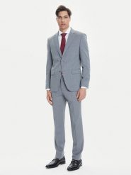 BOSS Garnitur H-Huge 50546087 Szary Slim Fit. Szare garnitury Boss, m, bez wzorów, z syntetyku. Za 2,299.00 zł.