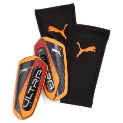 Ochraniacze piłkarskie unisex Puma ULTRA FLEX 03098705 r XS. Brązowe odzież kompresyjna Puma, xs, bez wzorów, do biegania. Za 92.08 zł.