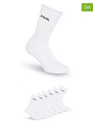 Fila Skarpety (6 par) w kolorze białym do tenisa rozmiar: 35-38. Białe skarpety Fila, bez wzorów. Za 39.99 zł.