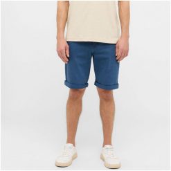 MĘSKIE SZORTY MUSTANG Chicago Shorts Z Insignia Blue 1015720 5230. Niebieskie szorty Mustang, m, bez wzorów. Za 139.99 zł.