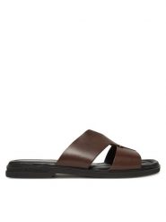Tommy Hilfiger Klapki Premium Slipon Lh Sand FM0FM05357 Brązowy. Brązowe klapki Tommy Hilfiger, ze skóry. Za 309.99 zł.