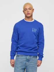 GAP Bluza w kolorze niebieskim rozmiar: XL. Niebieskie bluzy GAP, xl, bez wzorów, bez kaptura. Za 92.21 zł.