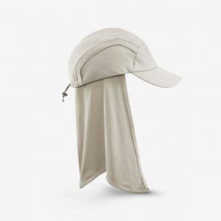 Czapka z daszkiem Forlcaz MT900 V2. Brązowe czapki z daszkiem FORCLAZ, na lato, bez wzorów, z materiału. Za 59.99 zł.
