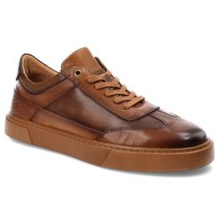 Brązowe Półbuty Artiker Eleganckie Obuwie Męskie. Brązowe eleganckie półbuty Artiker, bez wzorów, ze skóry, bez obcasa, bez zapięcia. Za 279.00 zł.