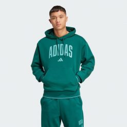Bluza Collegiate Hoodie. Białe bluzy z kapturem Adidas, l, bez wzorów, z kapturem. Za 279.00 zł.