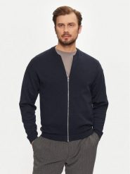 Jack&Jones Bluza Calvin 12269128 Granatowy Relaxed Fit. Niebieskie bluzy Jack&Jones, l, bez wzorów, z bawełny, bez kaptura. Za 129.99 zł.