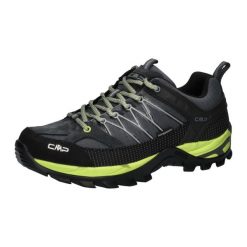 Buty trekkingowe męskie CMP 72UN Rigel Low Trekking. Szare buty turystyczne CMP, bez wzorów, z materiału, bez zapięcia, trekkingowe. Za 429.99 zł.