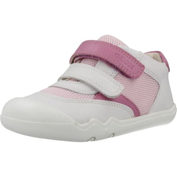 Buty GEOX B STEPPIEUP Biały. Białe buty trekkingowe Geox, bez wzorów, ze skóry, bez zapięcia, trekkingowe. Za 197.99 zł.
