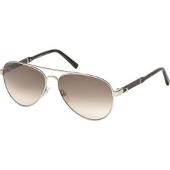 Okulary przeciwsłoneczne "MB645S/S" w kolorze srebrno-czarnym. Czarne okulary przeciwsłoneczne marki Roberto Cavalli, Balenciaga, Versace. W wyprzedaży za 499.95 zł.
