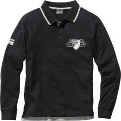 Shirt polo z długim rękawem Regular Fit bonprix czarny. Bluzki z długim rękawem bonprix. Za 44.99 zł.
