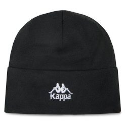 Czapka Kappa. Czarne czapki zimowe Kappa, bez wzorów. Za 59.99 zł.