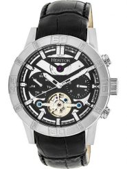 Heritor Zegarek automatyczny "Hannibal" w kolorze srebrno-czarnym rozmiar: onesize. Czarne, analogowe zegarki Heritor, ze stali. Za 608.99 zł.