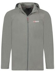 Geographical Norway Kurtka polarowa "Tugood" w kolorze szarym rozmiar: XL. Szare kurtki Geographical Norway, xl, bez wzorów, z materiału, bez kaptura. Za 60.99 zł.