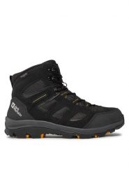 Jack Wolfskin Trekkingi Vojo 3 Texapore Mid M 4042462 Czarny. Czarne botki sznurowane Jack Wolfskin, bez wzorów, ze skóry, bez obcasa, bez zapięcia. Za 359.99 zł.