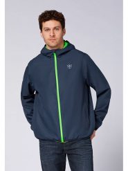 Chiemsee Kurtka przeciwdeszczowa w kolorze granatowym rozmiar: M. Niebieskie kurtki outdoor i hardshell Chiemsee, m, bez wzorów, bez kaptura. Za 197.45 zł.