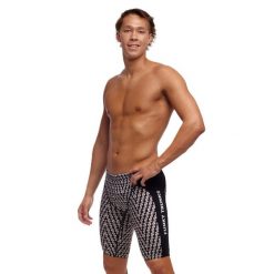 Spodenki kąpielówki męskie Funkita Jammery Dark Nights. Szare kąpielówki Funky Trunks, m, bez wzorów. Za 219.00 zł.