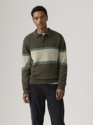 Levi's Sweter "Redwood" w kolorze brązowo-beżowym rozmiar: L. Brązowe swetry nierozpinane Levi's®, l, bez wzorów, z wełny, bez kołnierzyka, bez ramiączek. Za 155.15 zł.