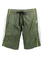 Plein Sport Szorty kąpielowe w kolorze khaki rozmiar: M. Brązowe kąpielówki Plein Sport, m, bez wzorów, z materiału. Za 93.07 zł.