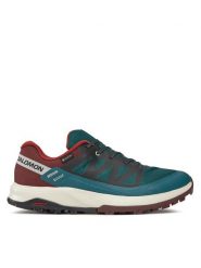 Salomon Trekkingi Outrise Gtx L47142100 Zielony. Zielone buty trekkingowe Salomon, bez wzorów, z tworzywa sztucznego, bez zapięcia. Za 449.99 zł.