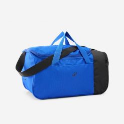 Torba sportowa na ramię Kipsta Essential 20 L. Czarne torby na ramię Decathlon, bez wzorów, z materiału, na ramię, bez dodatków. Za 29.99 zł.