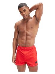 Speedo Szorty kąpielowe w kolorze czerwonym rozmiar: M. Czerwone kąpielówki Speedo, m, bez wzorów, z materiału. Za 105.63 zł.