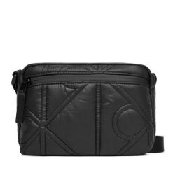 Saszetka Calvin Klein. Czarne torby na ramię CALVIN KLEIN, bez wzorów, małe, bez dodatków. Za 249.99 zł.