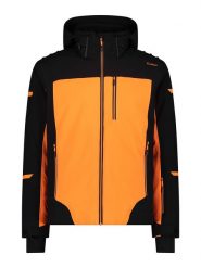 CMP Kurtka narciarska w kolorze pomarańczowo-czarnym rozmiar: 46. Czarne kurtki outdoor i hardshell CMP, bez wzorów, bez kaptura. Za 575.95 zł.