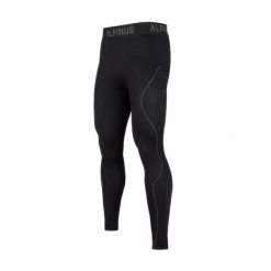 Spodnie termoaktywne trekkingowe męskie Alpinus Active Base Layer. Czarne bielizna termoaktywna Alpinus, m, bez wzorów, z elastanu, bez ramiączek, outdoorowe. Za 115.00 zł.