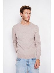 C& Jo Sweter w kolorze beżowym rozmiar: 52. Brązowe swetry nierozpinane C& Jo, bez wzorów, ze splotem, bez kołnierzyka, bez ramiączek. Za 152.99 zł.