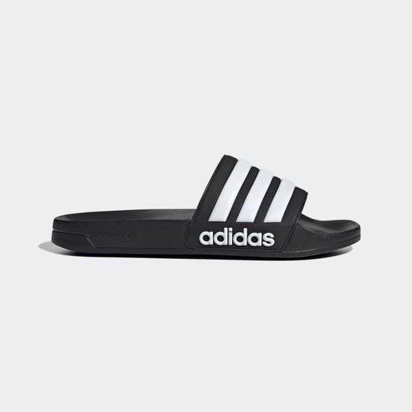Klapki męskie basenowe Adidas ADILETTE. Białe klapki Adidas, z materiału. Za 119.00 zł.