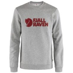 Bluza bawełniana męska Fjallraven Logo Sweater. Czarne bluzy bez kaptura Fjällräven, m, bez wzorów, z bawełny, bez kaptura. Za 469.80 zł.