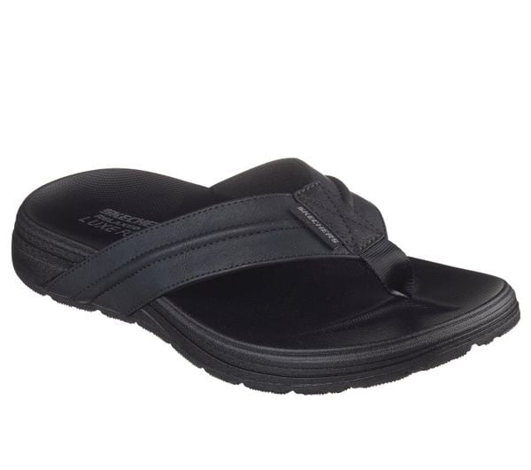 Męskie PATINO MARLEE Sandały Czarny. Czarne sandały Skechers, z materiału, bez zapięcia. Za 390.00 zł.