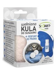 SMART wash Wełniana kula "Blue Sky" w kolorze białym do suszarki rozmiar: onesize. Perfumy męskie SMART wash. Za 32.83 zł.