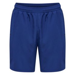 Szorty Hummel Move Grid. Niebieskie szorty Hummel, bez wzorów, z tkaniny, sportowe. Za 228.00 zł.