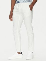 INDICODE Spodnie materiałowe Vitamin 60-333 Biały Slim Fit. Białe spodnie materiałowe INDICODE, m, bez wzorów, z bawełny. Za 139.99 zł.