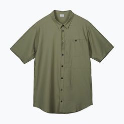 Koszula męska Houdini Shortsleeve Shirt. Zielone koszule Houdini, m, bez wzorów, bez kołnierzyka, bez ramiączek. Za 249.99 zł.