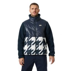 Kurtka puchowa Helly Hansen Village Hybrid. Niebieskie kurtki Helly Hansen, na zimę, m, bez wzorów, z puchu, bez kaptura. W wyprzedaży za 682.50 zł.